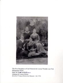Photograph - STRAUCH COLLECTION: WENDALL FAMILY