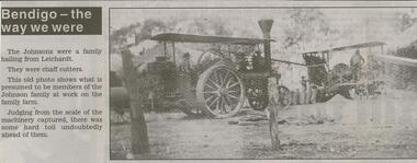 Newspaper - JENNY FOLEY COLLECTION: JOHNSON FAMILY