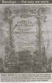 Newspaper - JENNY FOLEY COLLECTION: RURAL ROOTS