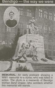 Newspaper - JENNY FOLEY COLLECTION: MEMORIAL