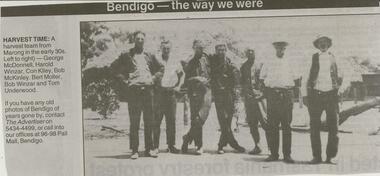 Newspaper - JENNY FOLEY COLLECTION: HARVEST TIME