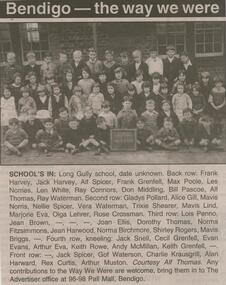 Newspaper - JENNY FOLEY COLLECTION: SCHOOL'S IN