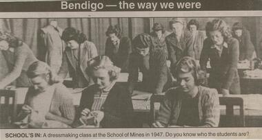Newspaper - JENNY FOLEY COLLECTION: SCHOOL'S IN