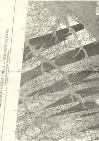 Map - LONG GULLY HISTORY GROUP COLLECTION: BENDIGO GOLD FIELD - GOLDEN SQUARE GEOLOGICAL SURVEY OF VICTORIA