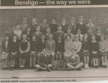 Newspaper - JENNY FOLEY COLLECTION: SCHOOL DAYS