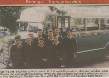 Newspaper - JENNY FOLEY COLLECTION: ON THE BUS