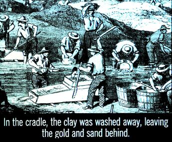 Slide - DIGGERS & MINING. THE GOLD ERA, c1850s