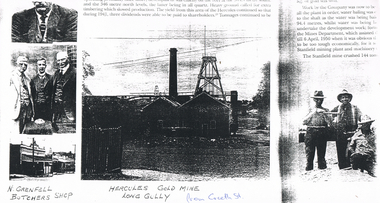 Document - LONG GULLY HISTORY GROUP COLLECTION: HERCULES GOLD MINE & GRENFELL'S BUTCHER SHOP