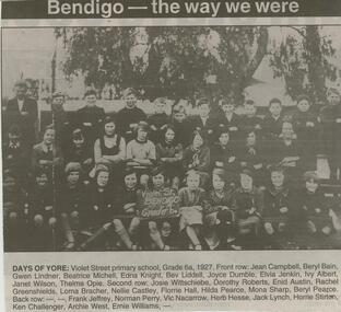 Newspaper - JENNY FOLEY COLLECTION: DAYS OF YORE