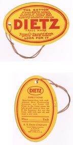 Memorabilia - DIETZ LANTERN LABEL