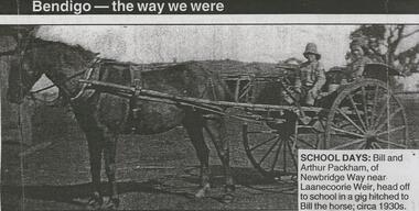 Newspaper - JENNY FOLEY COLLECTION: SCHOOL DAYS