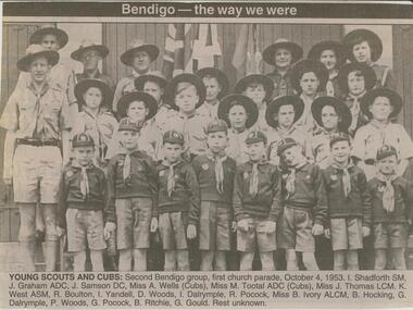 Newspaper - JENNY FOLEY COLLECTION: YOUNG SCOUTS AND CUBS