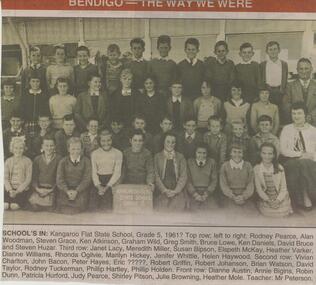 Newspaper - JENNY FOLEY COLLECTION: SCHOOL'S IN