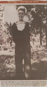Newspaper - JENNY FOLEY COLLECTION: AYE, AYE CAPTAIN