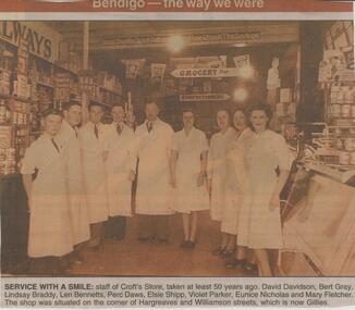 Newspaper - JENNY FOLEY COLLECTION: SERVICE WITH A SMILE