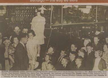 Newspaper - JENNY FOLEY COLLECTION: SCHOOL EXCURSION