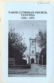 Book - STRAUCH COLLECTION: TABOR LUTHERAN CHURCH TANUNDA 1850 - 1975