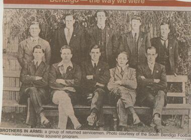 Newspaper - JENNY FOLEY COLLECTION: BROTHERS IN ARMS