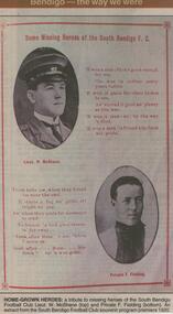 Newspaper - JENNY FOLEY COLLECTION: HOME GROWN HEROS