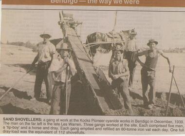 Newspaper - JENNY FOLEY COLLECTION: SAND SHOVELLERS