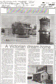Document - LONG GULLY HISTORY GROUP COLLECTION: A VICTORIAN DREAM HOME