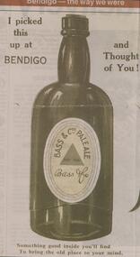 Newspaper - JENNY FOLEY COLLECTION: BASS AND CO PALE ALE