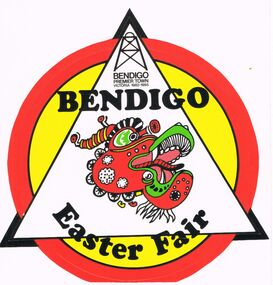 Document - BENDIGO EASTER FAIR COLLECTION:  EASTER FAIR STICKER