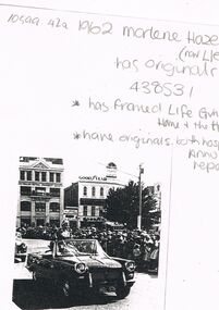 Photograph - BENDIGO EASTER FAIR COLLECTION:  MARLENE HAZELDENE, 1958 POPULAR GIRLS