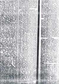Newspaper - BENDIGO EASTER FAIR COLLECTION:  NEWSPAPER ARTICLES 1892 - 1893