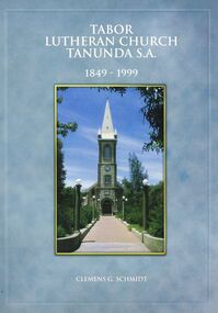 Book - STRAUCH COLLECTION: TABOR LUTHERAN CHURCH TANUNDA S.A