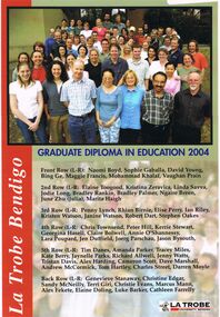 Document - LA TROBE UNIVERSITY BENDIGO COLLECTION: GRADUATE DIPLOMA IN EDUCATION 2004
