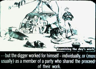 Slide - DIGGERS AND MINERS. DIGGERS AND MINERS, c1850s