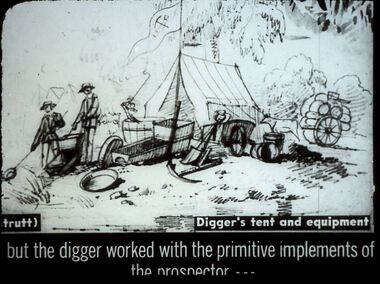Slide - DIGGERS AND MINERS. DIGGERS AND MINERS, c1850