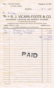 Document - INVOICE, 1978