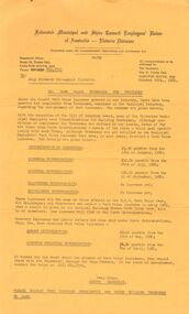 Document - BENDIGO SALEYARDS COLLECTION: CIRCULAR RE WORK VALUE INCREASES FOR TRADESMEN