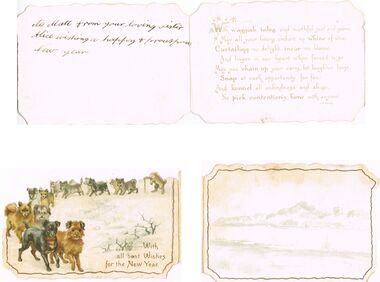 Ephemera - NEW YEAR GREETING CARD