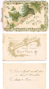 Ephemera - HAPPY NEW YEAR GREETING CARD