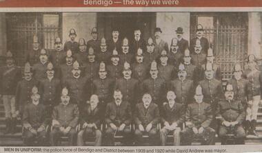 Newspaper - JENNY FOLEY COLLECTION: MEN IN UNIFORM