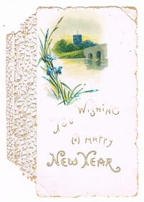 Ephemera - HAPPY NEW YEAR GREETING CARD