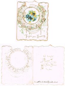 Ephemera - HAPPY NEW YEAR GREETING CARD