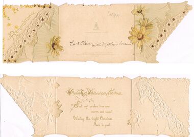 Ephemera - CHRISTMAS GREETING CARD
