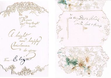 Ephemera - CHRISTMAS GREETING CARD