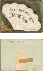 Ephemera - GREETING CARD, 1898