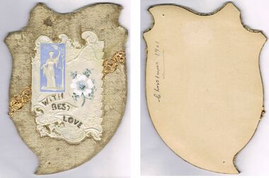 Ephemera - GREETING CARD, 1901