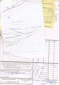 Document - BENDIGO SALEYARDS COLLECTION: RECEIPTS