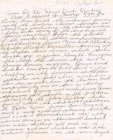 Document - BENDIGO EASTER FAIR COLLECTION: REFLECTION ON BENDIGO EASTER FAIR 1920, BOB CARR