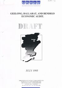 Document - VERN ROBSON COLLECTION:  ECONOMIC AUDIT DRAFT, July, 1993