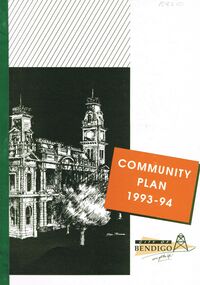 Document - VERN ROBSON COLLECTION:  COMMUNITY PLAN 1993 - 94