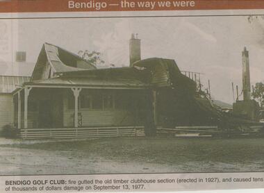 Newspaper - JENNY FOLEY COLLECTION: BENDIGO GOLF CLUB