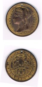 Medal - VICTORIA JUBILEE MEDAL - EAGLEHAWK, 1887